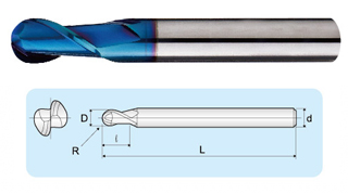 UBB Super Micro Grain Ball End Mills