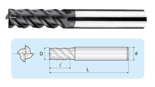 UFA Super Micro Grain End Mills