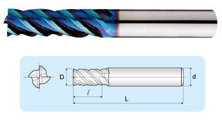 UFB Super Micro Grain End Mills