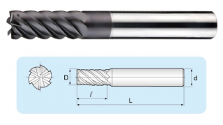 UVA 6-flutes Super Micro Grain End Mills
