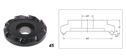 45° Face Milling Cutter