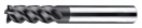 XGA 4-flutes Micro Grain End Mills