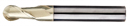 BCZ Micro Grain Ball End Mills