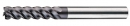 LXGA-4-flutes Micro Grain Long Flute End Mills