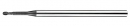 LBHA 4 Flutes Micro Grain Taper End Mills