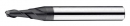TGA 2-flutes Micro Grain Taper End Mills