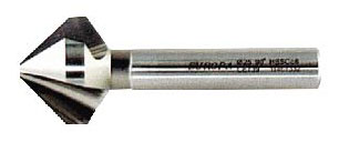 HSSCo8 90° Three-Flute Chamfer Cutter